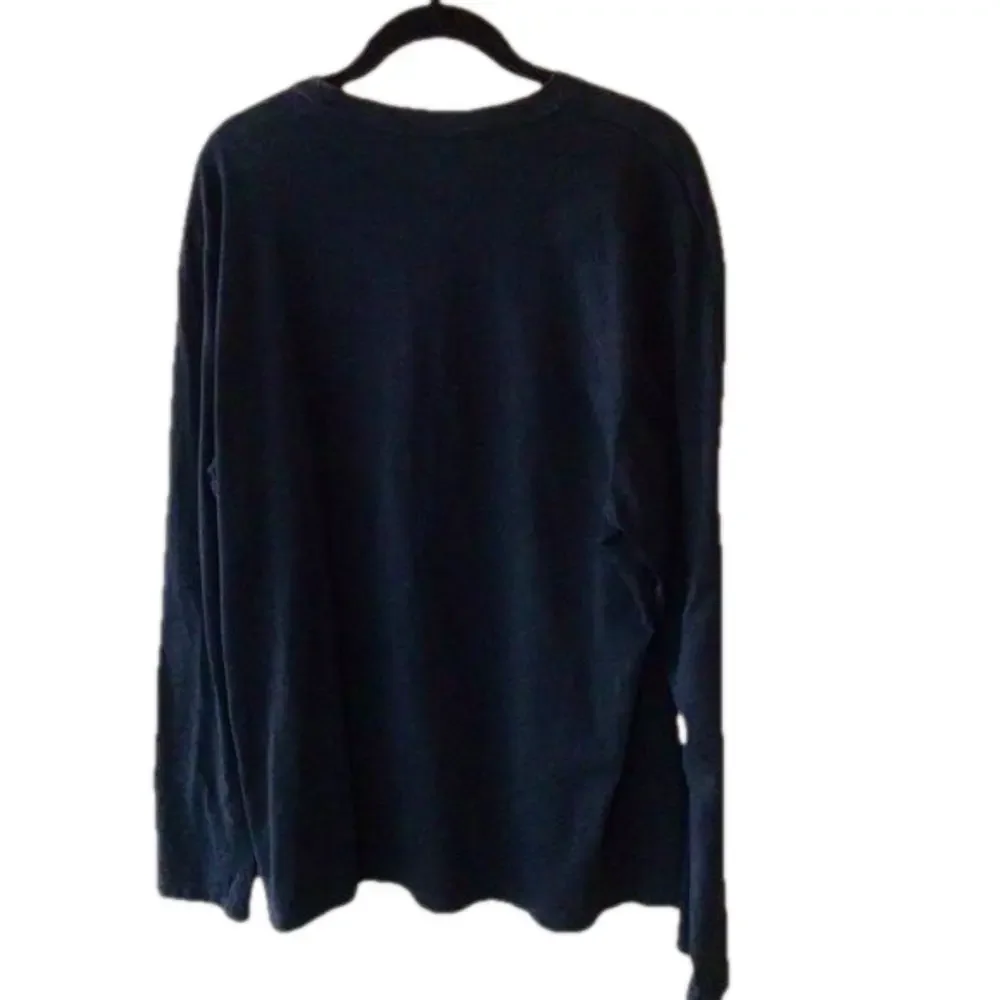 Men’s Banana Republic Black Fitted Crew Tee XL Cotton